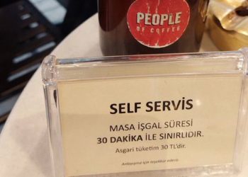 Kafelerden müşterilere saat ve fiyat sınırlaması