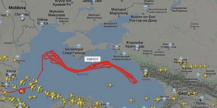 Karadeniz hava sahası casus uçaklara kaldı