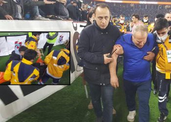 Kayserispor maçında fenalaşan 2 Trabzonspor taraftarı hastaneye kaldırıldı