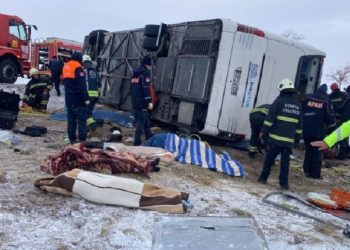 Konya’da otobüs devrildi: 5 ölü, 26 yaralı