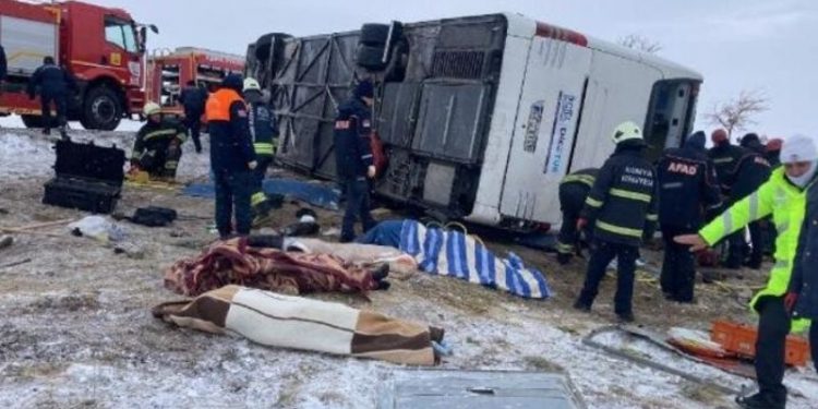 Konya’daki tur otobüsü kazasında bir şoför tutuklandı