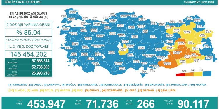 Koronavirüsten 266 kişi hayatını kaybetti