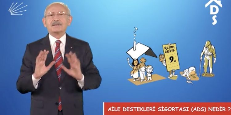 Kılıçdaroğlu, Aile Destek Sigortası vaadini videoyla tanıttı