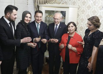 Kılıçdaroğlu ve Babacan söz kesme törenine katıldı
