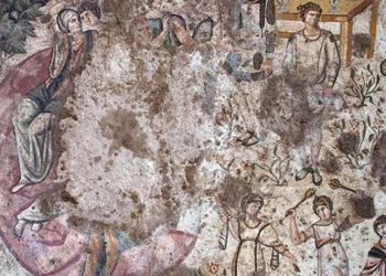 Maraş'ta 1500 yıllık açık hava şölenini anlatan mozaik bulundu