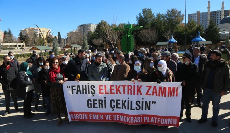 Mardin ve Diyarbakır'da elektrik zammı protestosu: Soyuluyoruz, soygun var