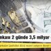 Merkez Bankası 2 günde 3,5 milyar dolar sattı