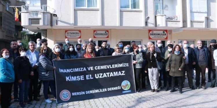 Mersin Dersimliler Derneği’nden Cemevi saldırısına tepki