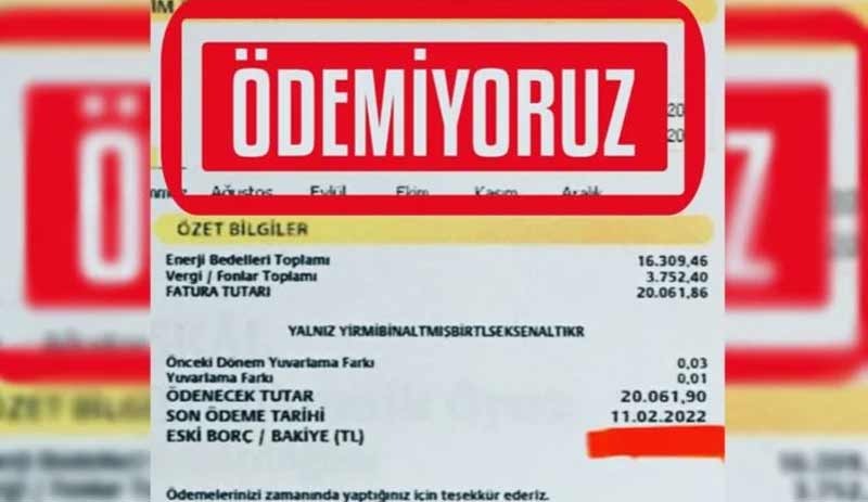 Moda Sahnesi'nden 20 bin TL'lik faturaya 'ödemiyoruz' çıkışı