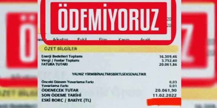 Moda Sahnesi'nden 20 bin TL'lik faturaya 'ödemiyoruz' çıkışı