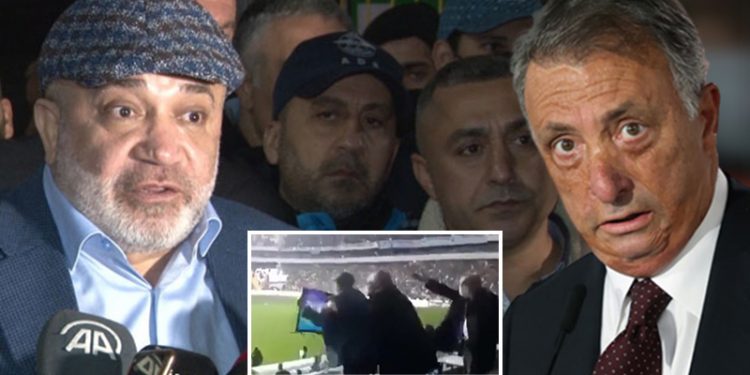 Murat Sancak televizyonu söküp sahaya atmaya kalktı, Ahmet Nur Çebi tribün değiştirdi