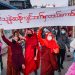 Myanmar'da darbe sessiz gösterilerle protesto edildi