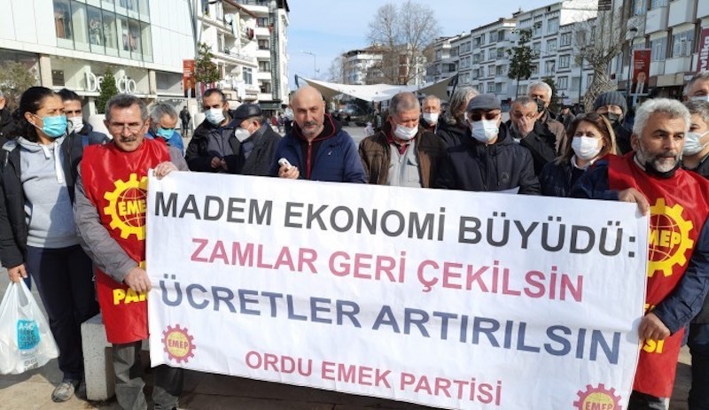 Ordu'da zamlara karşı protesto