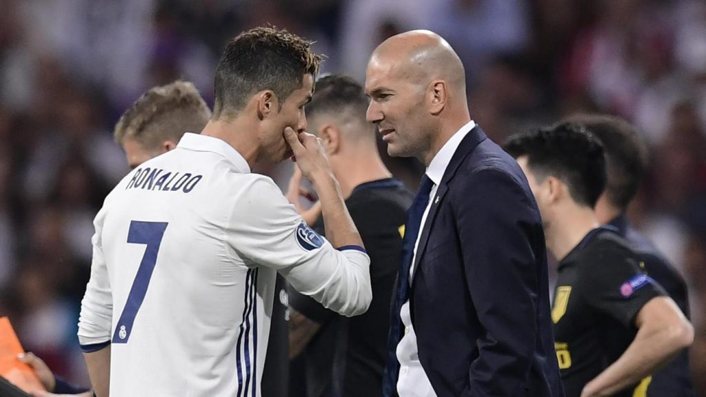 PSG ile görüşen Zinedine Zidane, Cristiano Ronaldo'nun transferini istedi