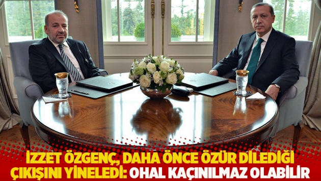 Profesör Özgenç, daha önce özür dilediği çıkışını yineledi: OHAL kaçınılmaz olabilir