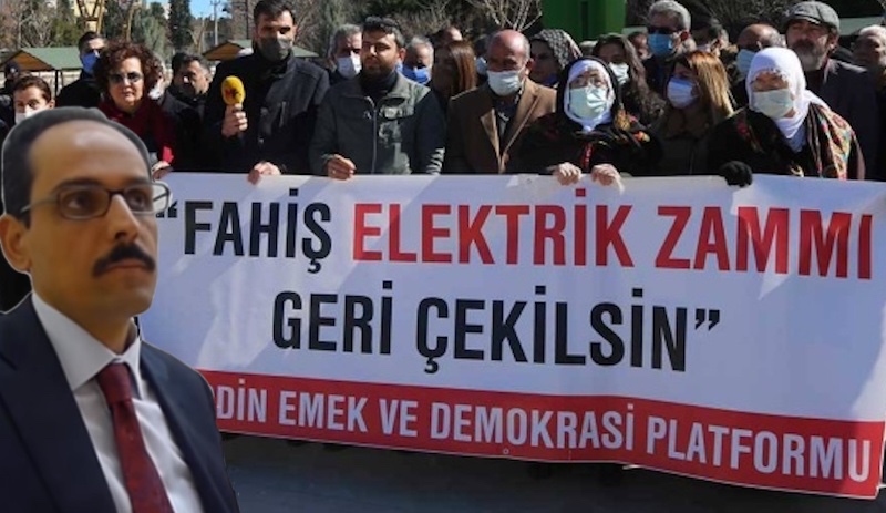 Protestolar yayılırken Cumhurbaşkanlığı'ndan elektrik faturası açıklaması