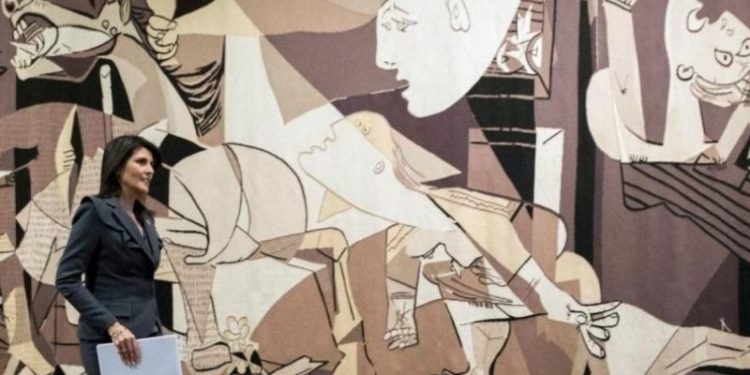 Rockefeller, Picasso'nun Guernica'sını BM'ye iade etti