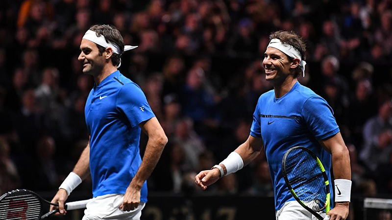 Roger Federer ve Rafael Nadal takım arkadaşı oluyor