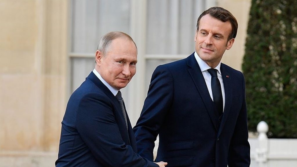 Rusya Devlet Başkanı Putin, Fransa Cumhurbaşkanı Macron ile telefonda görüştü