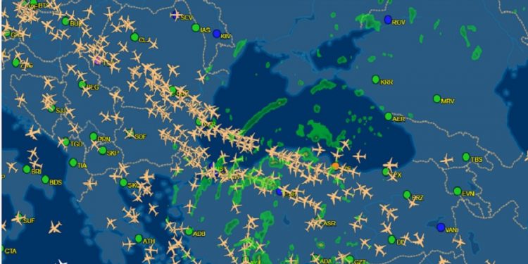 Rusya Ukrayna’yı vurdu, tüm uçaklar Türk hava sahasına yöneldi