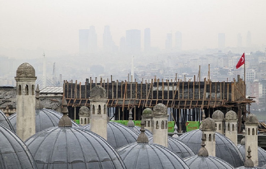 Süleymaniye Camii’nin önünü kapatan inşaatın sahibi Bilal Erdoğan çıktı