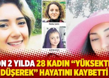 Son 2 yılda 28 kadın &ldquo;y&uuml;ksekten d&uuml;şerek&rdquo; hayatını kaybetti