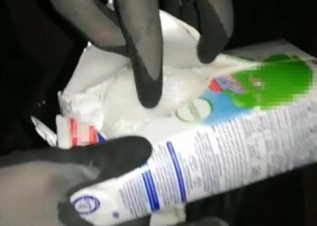 S&uuml;t kutusunda uyuşturucu sevkiyatı