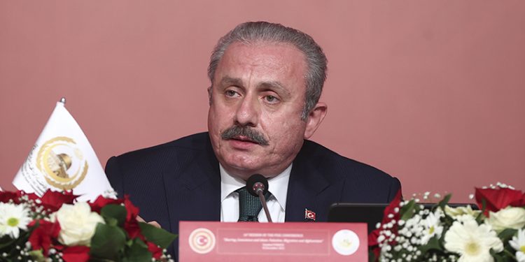 TBMM Başkanı Şentop: Rusya Federasyonu tarafından Ukrayna’ya başlatılan askeri harekâtı kabul edilemez buluyoruz