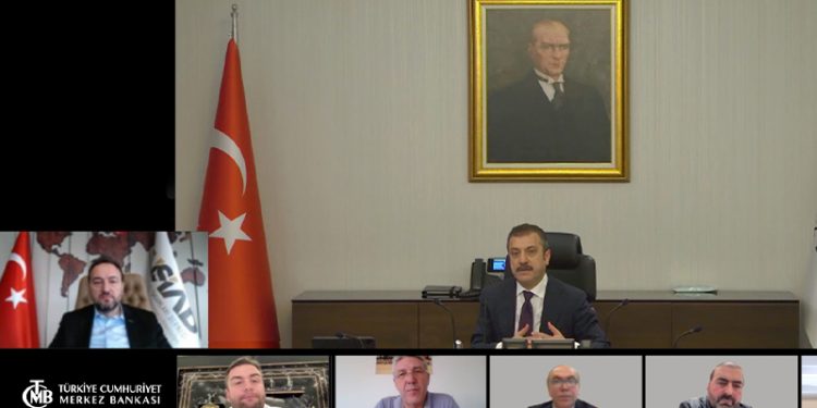 TCMB Başkanı Kavcıoğlu 'YUVAM' hesapları kapsamında MÜSİAD ile görüştü