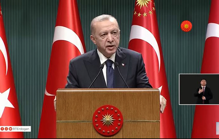 Tayyip Erdoğan: En önemli sorunumuz yüksek enflasyon, fiyat artışları geçici