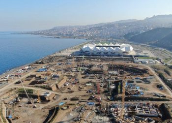 Trabzon Şehir Hastanesi, zemini sürekli çöken araziye inşa ediliyor