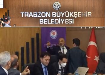 Trabzon'daki '&ouml;fke kontrol&uuml; eğitimi'nde gerginlik