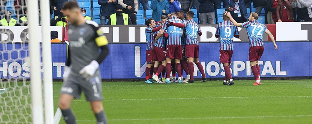 Trabzonspor 3 puanı tek golle aldı