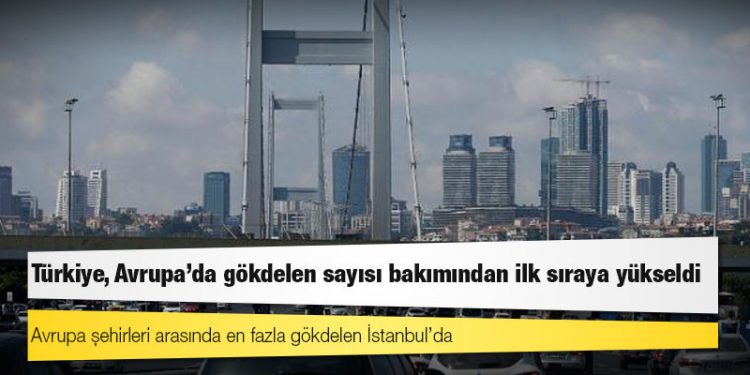 Türkiye, Avrupa’da gökdelen sayısı bakımından ilk sıraya yükseldi
