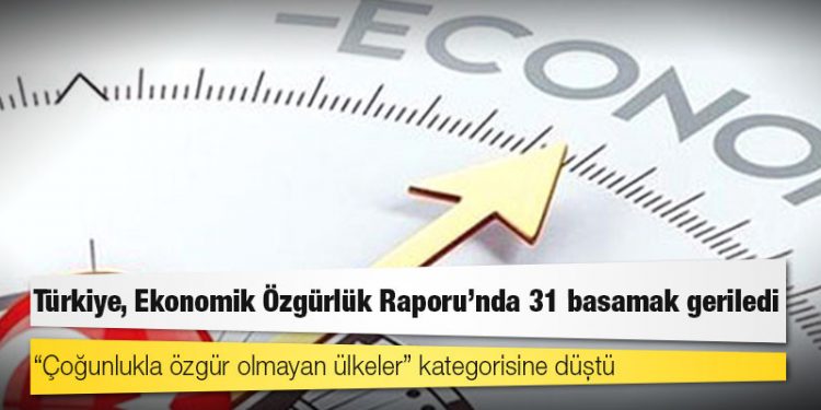Türkiye, Ekonomik Özgürlük Raporu’nda 31 basamak geriledi, “Çoğunlukla özgür olmayan ülkeler” kategorisine düştü