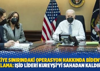 T&uuml;rkiye sınırındaki operasyon hakkında Biden'dan a&ccedil;ıklama: IŞİD lideri Kureyşi'yi sahadan kaldırdık