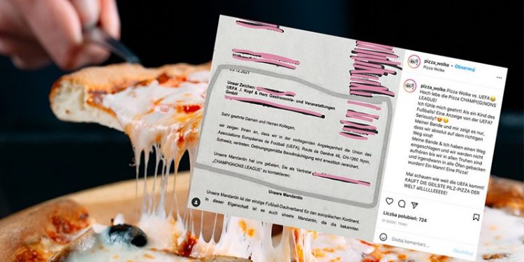 UEFA, telif hakkı davası açtı: 'Şampiyonlar Ligi pizzası' mahkemelik oldu