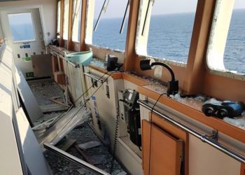 Ukrayna açıklarındaki Türk gemisine bomba isabet etti