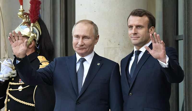 Ukrayna krizi sürerken Putin ile Macron'dan kritik temas