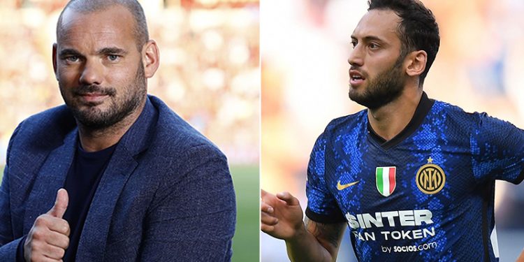 Wesley Sneijder'den Hakan Çalhanoğlu'na övgü