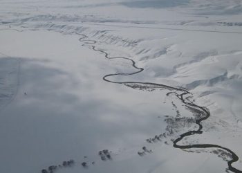 Zap Suyu'nun oluşturduğu menderesler dronla görüntülendi