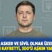 Zelenski: Asker ve sivil olmak üzere 137 kişi hayatını kaybetti, 300'ü aşkın yaralı var