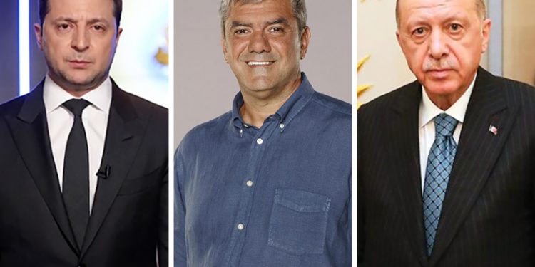 Özdil ‘komedyendi’ diye Zelenski’yi eleştirdi; Erdoğan’ın bıyığı ile alay ettiğini hatırlattı