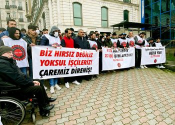 İşten atılan Migros işçileri TÜSİAD önünde Özilhan’a seslendi: Hakkımızı alacağız