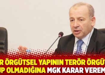 &lsquo;Bir &ouml;rg&uuml;tsel yapının ter&ouml;r &ouml;rg&uuml;t&uuml; olup olmadığına MGK karar veremez&rsquo;