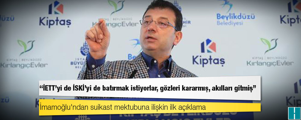 İmamoğlu’ndan su ve ulaşımda verilmeyen zamlara tepki: İETT'yi de İSKİ'yi de batırmak istiyorlar, gözleri kararmış, akılları gitmiş