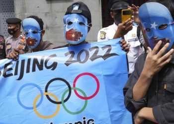Uygur Türklerinden İstanbul’da Pekin Kış Olimpiyatları protestosu