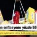20 yılın zirvesi: İstanbul'un enflasyonu yüzde 55'i aştı
