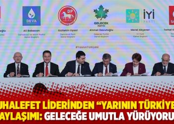 6 muhalefet liderinden "Yarının T&uuml;rkiye'si" paylaşımı: Geleceğe umutla y&uuml;r&uuml;yoruz
