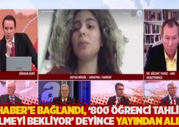 A Haber'e bağlandı, '800 &ouml;ğrenci tahliye edilmeyi bekliyor' deyince yayından alındı